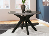 Orleans Furniture - Ashley Furniture - Glinari Dining Room - Dining Chair  (Set of 2) / Taupe/Black - D476-01X2